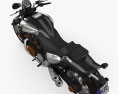 Yamaha VMax 2009 3D-Modell Draufsicht