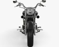 Yamaha V Star 1100 Classic 2000 3d model front view