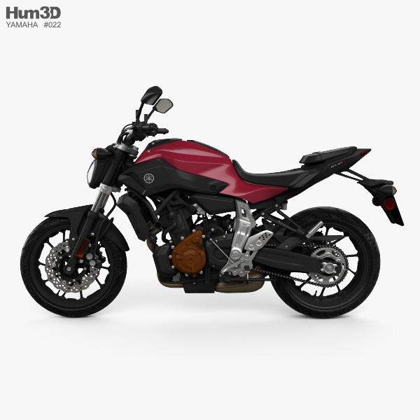 Yamaha Mt 07 2015 3d Model Vehicles On Hum3d