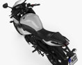 Yamaha XJ6 Diversion F 2014 3D模型 顶视图