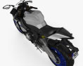 Yamaha YZF-R1M 2015 3D-Modell Draufsicht