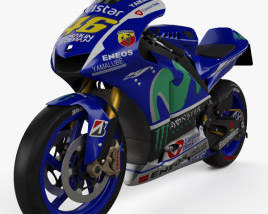 Yamaha YZR-M1 MotoGP 2015 3D model
