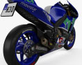 Yamaha YZR-M1 MotoGP 2015 3D模型 后视图