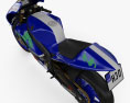 Yamaha YZR-M1 MotoGP 2015 3D模型 顶视图