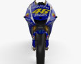 Yamaha YZR-M1 MotoGP 2015 3D模型 正面图