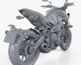 Yamaha MT-09 2017 3D 모델 
