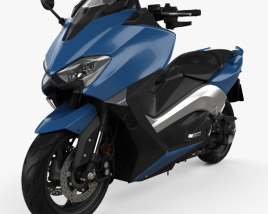 Yamaha TMAX 2017 3D model