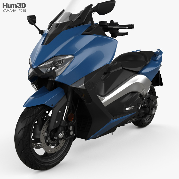Yamaha TMAX 2017 3D model