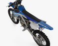 Yamaha YZ250F 2017 3Dモデル top view