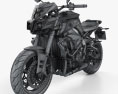 Yamaha MT-10 2016 3D-Modell wire render