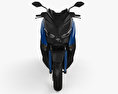 Yamaha X-MAX 300 2018 Modelo 3D vista frontal