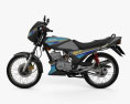 Yamaha RXZ-135 1997 3d model side view