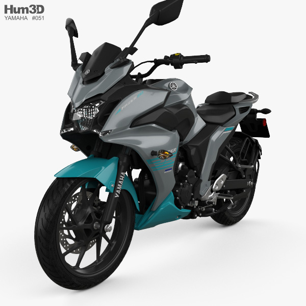 Yamaha Fazer 25 2018 3D 모델 