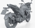 Yamaha Fazer 25 2018 3d model