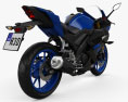 Yamaha R15 2020 3Dモデル 後ろ姿