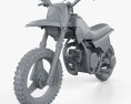 Yamaha PW50 2020 3d model clay render