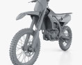 Yamaha YZ250F 2020 3d model clay render