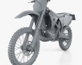 Yamaha YZ250 2008 Modelo 3D clay render