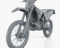 Yamaha YZ250 2020 Modelo 3D clay render