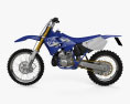 Yamaha YZ250 with HQ dashboard 1998 3d model side view