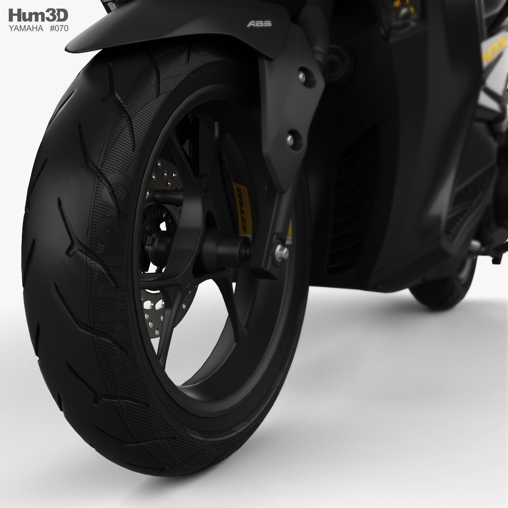 Yamaha Aerox 155 2021 3D model - Vehicles on Hum3D