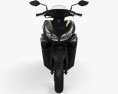Yamaha Aerox 155 2021 Modelo 3D vista frontal