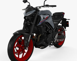 Yamaha MT-03 2021 Modèle 3D