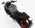 Yamaha MT-03 2021 3Dモデル top view