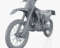 Yamaha YZ 250 2022 Modèle 3d clay render