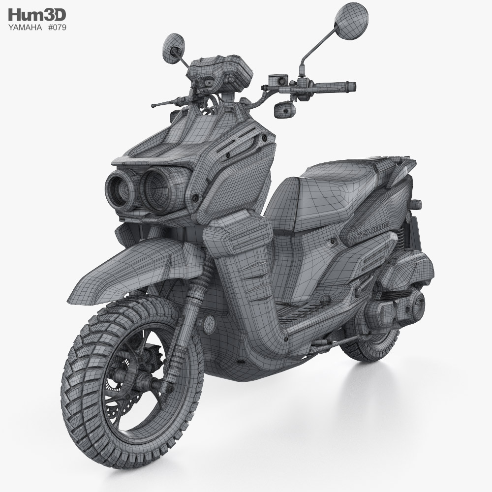 Yamaha Zuma 125 2022 3D Model - Vehicles On Hum3D