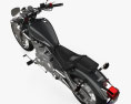 Yamaha V Star 250 2022 3d model top view