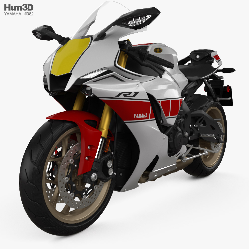 Yamaha YZF-R1 World GP 60th Anniversary Edition 2022 3Dモデル