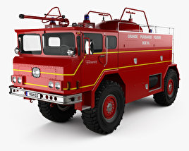 Yankee-Walter PLF 6000 Dry Powder Fire Truck 1972 3D model