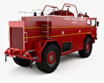 Yankee-Walter PLF 6000 Dry Powder 消防车 1972 3D模型 后视图