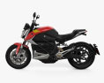 Zero Motorcycles SR-F 2022 3D模型 侧视图