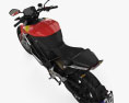 Zero Motorcycles SR-F 2022 3D-Modell Draufsicht