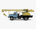 ZIL 130 起重卡车 1964 3D模型 侧视图