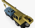 ZIL 130 起重卡车 1964 3D模型 顶视图