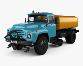 ZIL 130 Street Cleaner Truck 1994 3D model