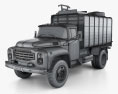 ZIL 130 Camión de Basura 1964 Modelo 3D wire render