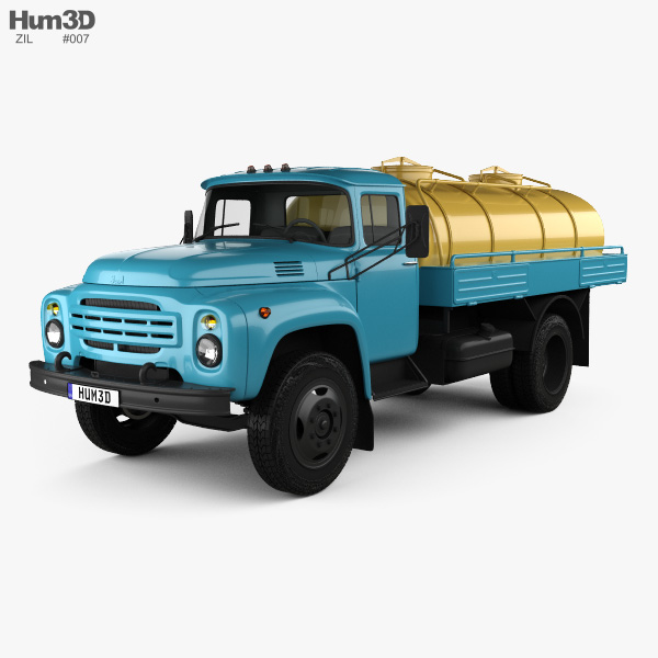 ZIL 130 Camion-citerne 1964 Modèle 3D
