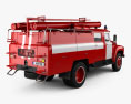 ZIL 130 Fire Truck 1994 3d model back view