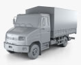 ZIL Bychok 5301 AO Truck 1996 3d model clay render