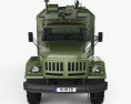 ZiL 131 陸軍トラック 1966 3Dモデル front view