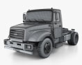 ZiL 43276T Camión Tractor 2015 Modelo 3D wire render