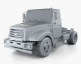 ZiL 43276T Camión Tractor 2015 Modelo 3D clay render