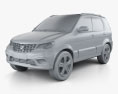 Zotye T200 2016 3D-Modell clay render