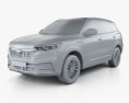 Zotye T500 2021 3D-Modell clay render